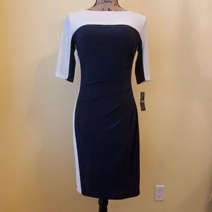 NWT Navy and White Dress